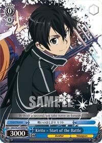Kirito - Start of the Battle - Sword Art Online Chronicle Set - Weiss Schwarz card