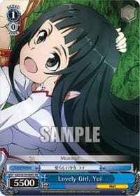 Lovely Girl, Yui - Sword Art Online Chronicle Set - Weiss Schwarz card