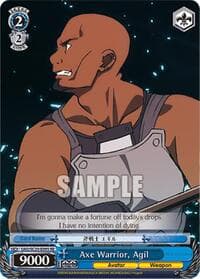 Axe Warrior, Agil - Sword Art Online Chronicle Set - Weiss Schwarz card