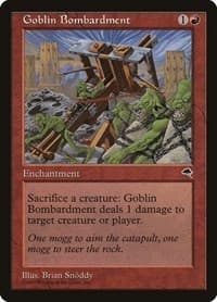 Goblin Bombardment - Tempest - Magic: The Gathering card