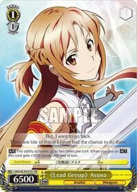 "Lead Group" Asuna - Sword Art Online Chronicle Set - Weiss Schwarz card