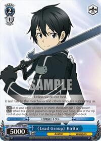 "Lead Group" Kirito - Sword Art Online Chronicle Set - Weiss Schwarz card