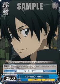 "Beater" Kirito - Sword Art Online Chronicle Set - Weiss Schwarz card