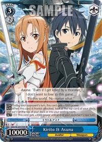 Kirito & Asuna - Sword Art Online Chronicle Set - Weiss Schwarz card