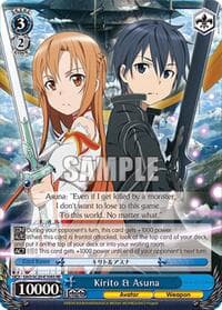 Kirito & Asuna (SR) - Sword Art Online Chronicle Set - Weiss Schwarz card