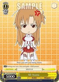SD Asuna - Sword Art Online Chronicle Set - Weiss Schwarz card