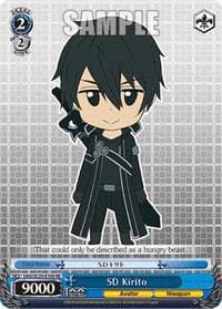 SD Kirito - Sword Art Online Chronicle Set - Weiss Schwarz card