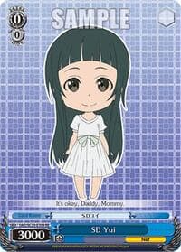 SD Yui - Sword Art Online Chronicle Set - Weiss Schwarz card