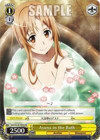 Asuna in the Bath - Sword Art Online Chronicle Set - Weiss Schwarz card