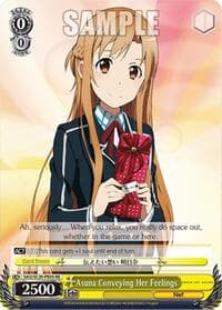 Asuna Conveying Her Feelings - Sword Art Online Chronicle Set - Weiss Schwarz card