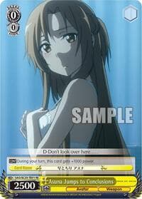 Asuna Jumps to Conclusions (TD) - Sword Art Online Chronicle Set - Weiss Schwarz card