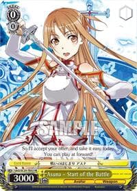 Asuna - Start of the Battle (TD) - Sword Art Online Chronicle Set - Weiss Schwarz card