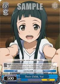 Their Child, Yui (TD) - Sword Art Online Chronicle Set - Weiss Schwarz card