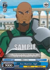 Axe Warrior, Agil (TD) - Sword Art Online Chronicle Set - Weiss Schwarz card
