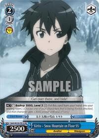 Kirito - Snow Mountain on Floor 55 (TD) - Sword Art Online Chronicle Set - Weiss Schwarz card