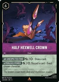 Half Hexwell Crown - Illumineer's Quest: Deep Trouble - Disney Lorcana card