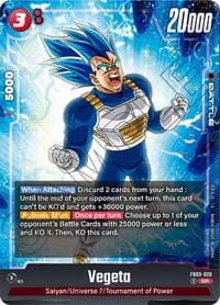 Vegeta - FB03-020 - Raging Roar - Dragon Ball Super: Fusion World card