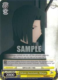 Silent Assistant, Maiya - Fate/Zero Chronicle Set - Weiss Schwarz card