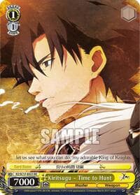 Kiritsugu - Time to Hunt - Fate/Zero Chronicle Set - Weiss Schwarz card