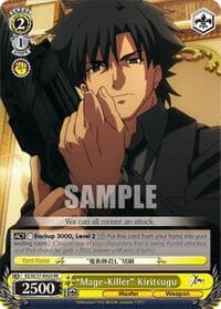 "Mage-Killer" Kiritsugu - Fate/Zero Chronicle Set - Weiss Schwarz card