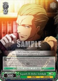Kayneth El-Melloi Archibald - Fate/Zero Chronicle Set - Weiss Schwarz card