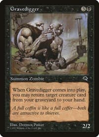 Gravedigger - Tempest - Magic: The Gathering card