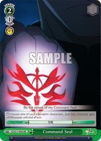 Command Seal - Fate/Zero Chronicle Set - Weiss Schwarz card