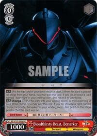 Bloodthirsty Beast, Berserker - Fate/Zero Chronicle Set - Weiss Schwarz card