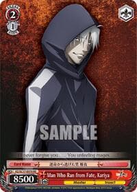 Man Who Ran from Fate, Kariya - Fate/Zero Chronicle Set - Weiss Schwarz card