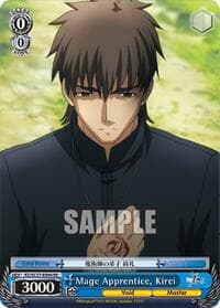 Mage Apprentice, Kirei - Fate/Zero Chronicle Set - Weiss Schwarz card
