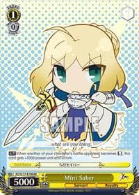 Mini Saber - Fate/Zero Chronicle Set - Weiss Schwarz card