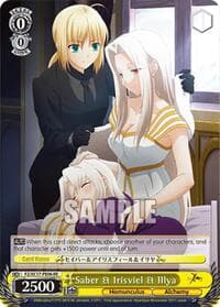 Saber & Irisviel & Illya - Fate/Zero Chronicle Set - Weiss Schwarz card
