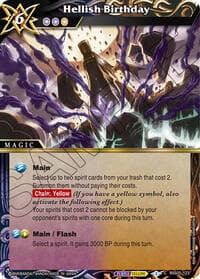 Hellish Birthday - Strangers in the Sky - Battle Spirits Saga card
