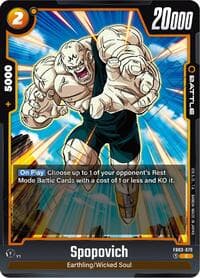 Spopovich - Raging Roar - Dragon Ball Super: Fusion World card