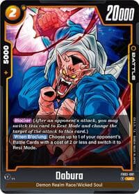 Dabura - FB03-081 - Raging Roar - Dragon Ball Super: Fusion World card