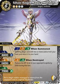 Silver Angel Magica Machina - Strangers in the Sky - Battle Spirits Saga card