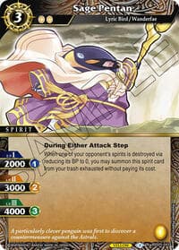 Sage Pentan - Strangers in the Sky - Battle Spirits Saga card