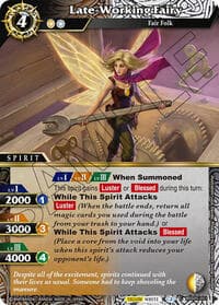 Late-Working Fairy - Strangers in the Sky - Battle Spirits Saga card