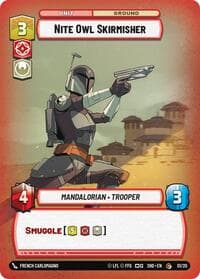 Nite Owl Skirmisher - Shadows of the Galaxy: Weekly Play Promos - Star Wars: Unlimited card