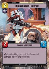 Incinerator Trooper (Hyperspace) - Shadows of the Galaxy: Weekly Play Promos - Star Wars: Unlimited card