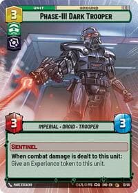 Phase-III Dark Trooper (Hyperspace) - Shadows of the Galaxy: Weekly Play Promos - Star Wars: Unlimited card