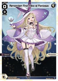 Remember Fine, Miko of Fantasia (Parallel Foil) - Concord Diva - WIXOSS card