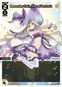 Remember Rain, Miko of Fantasia (LR) - Concord Diva - WIXOSS card