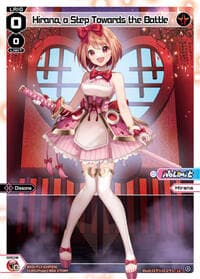 Hirana, a Step Towards the Battle (Parallel Foil) - Concord Diva - WIXOSS card