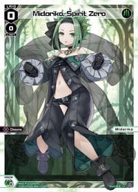 Midoriko, Spirit Zero (Parallel Foil) - Concord Diva - WIXOSS card