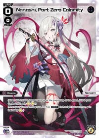 Nanashi, Part Zero Calamity (Parallel Foil) - Concord Diva - WIXOSS card