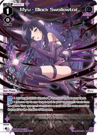 Myu - Black Swallowtail - Concord Diva - WIXOSS card