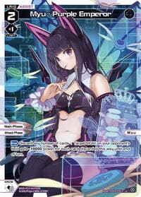 Myu - Purple Emperor (Parallel Foil) - Concord Diva - WIXOSS card