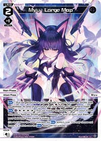 Myu - Large Map (Parallel Foil) - Concord Diva - WIXOSS card