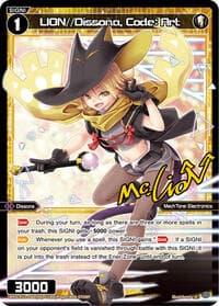 LION//Dissona, Code: Art (Parallel Foil) - Concord Diva - WIXOSS card